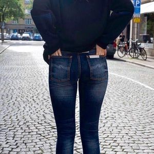 Nudie Jeans - Skinny Lin - Dark Double Indigo